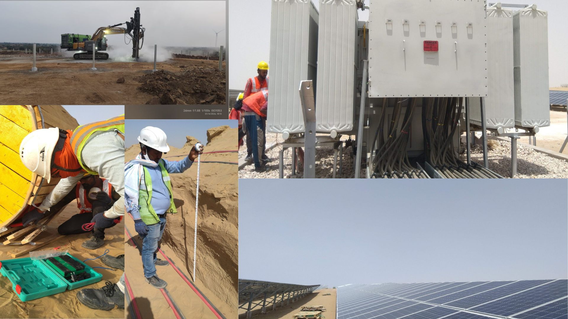 Solar Project Execution – DC / AC / MMS / Piling Works